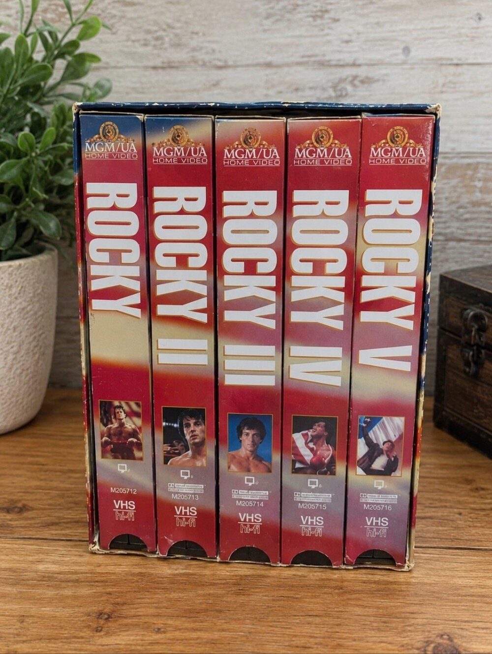 Rocky Balboa VHS VHS tapes Box Set,